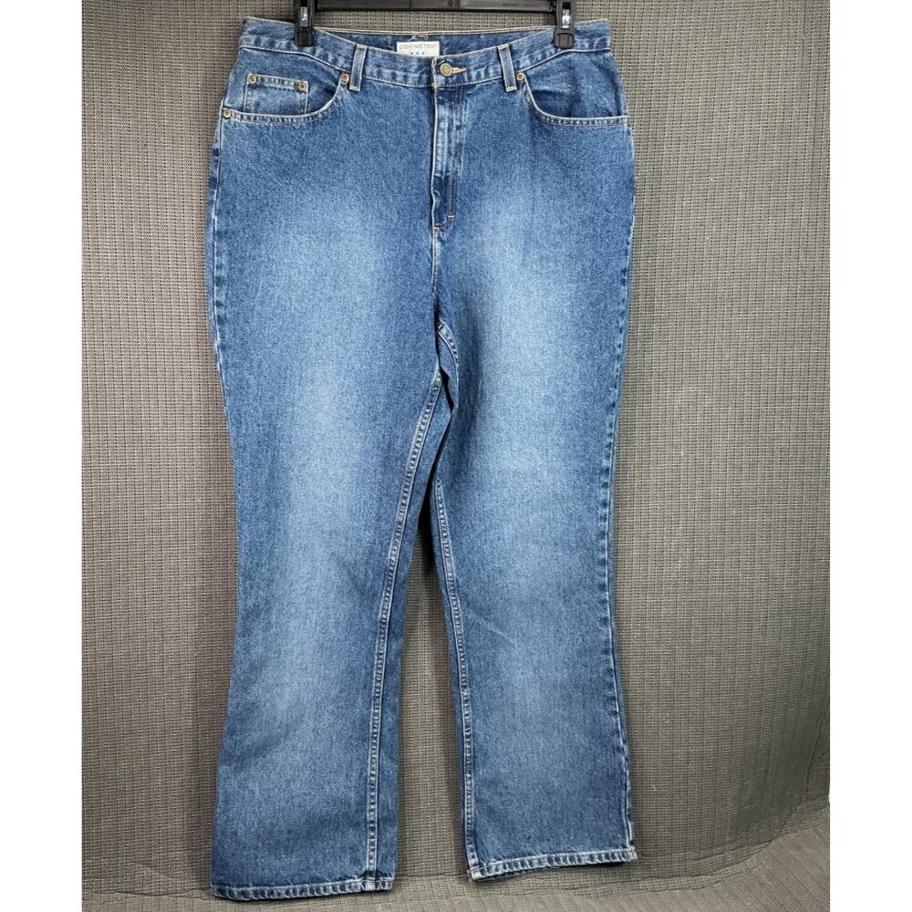 Covington Womens plus size 18 Blue Bootcut Denim Jeans Denim  Tags attched